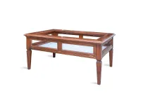 Tavolino in legno Vetrina Artigianale a prezzo Outlet