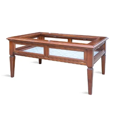 Tavolino in legno Vetrina Artigianale a prezzo Outlet