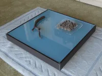 Tavolino in stile Moderno in vetro Artigianale Idea gi