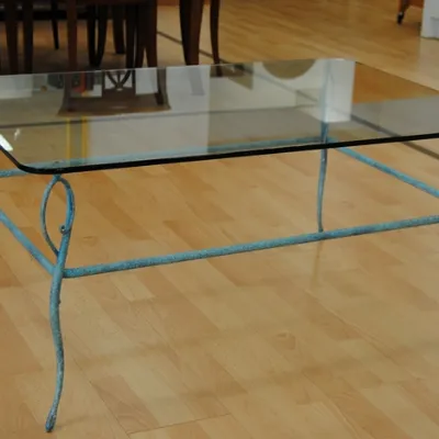 tavolo da salotto in ferro battuto in offerta