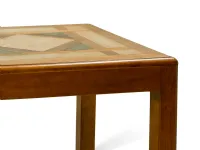 Tavolino Marmo Artigianale in legno in Offerta Outlet