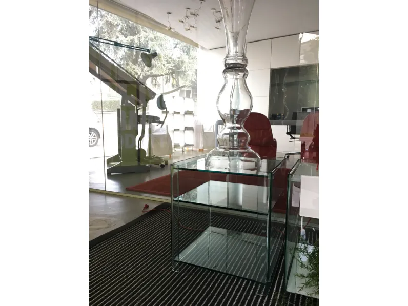 Tavolino Milo di Fiam italia in vetro a prezzo Outlet