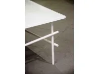 Tavolino Moroso Shanghai in vetro bianco scontato