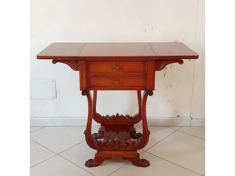 Tavolino Collezione esclusiva modello Tavolino servant stile inglese apribile in OFFERTA OUTLET