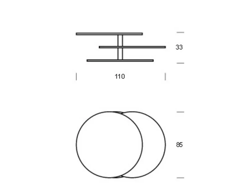 Tavolino Space Tonin casa