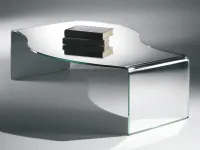 Tavolino stile Moderno Artigianale Tavolino mod.party in vetro curvato scontato del 30% a prezzo scontato