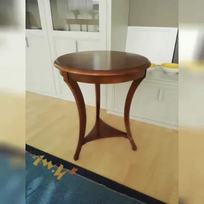  Tavolino classico in legno tondo