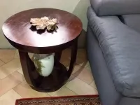 Tavolino Tavolino tondo in teak in stile Moderno Castagnetti a prezzo scontato