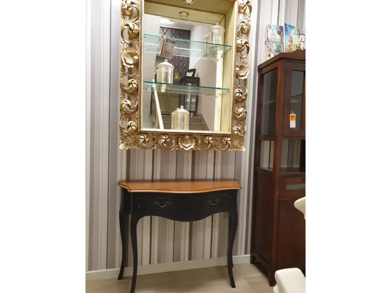 Scopri la consolle Consolle nera e noce  ottane Tonin casa a prezzi convenienti