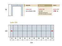 Consolle modello Italia 100 Artigianmobili a prezzo Outlet