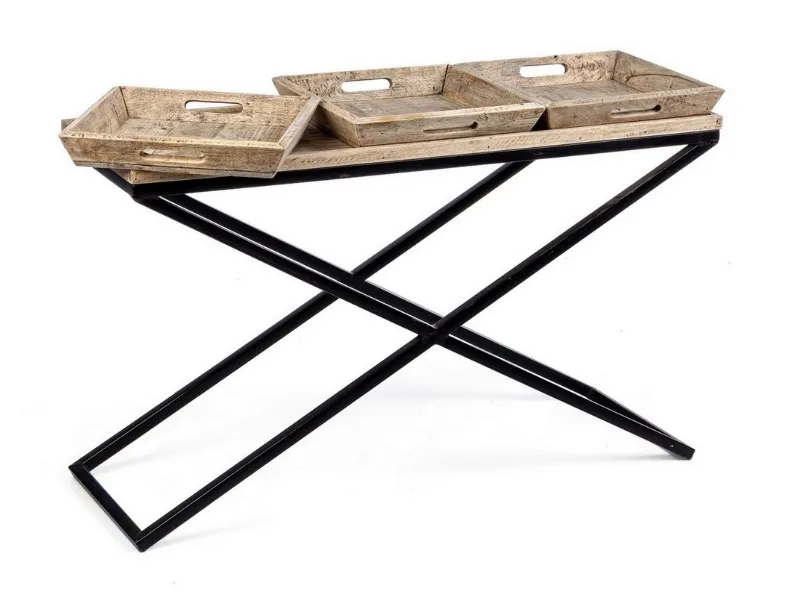 Consolle Tray Bizzotto in stile design in Offerta Outlet 