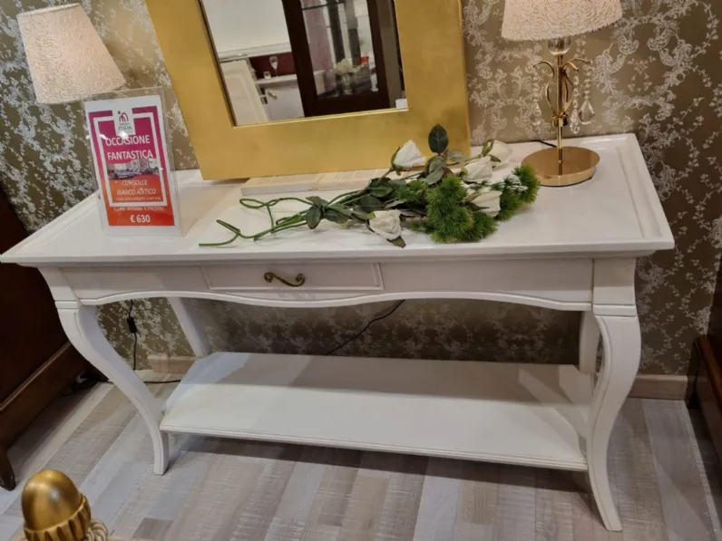Tavolo consolle modello Consolle bianca Artigianale a prezzo scontato