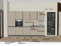 Cucina a PREZZI OUTLET in laminato opaco Gicinque -35%