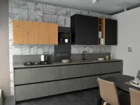 Cucina altri colori design lineare Metropolis  Stosa in Offerta Outlet
