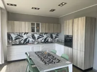 Cucina Arredo3 moderna ad angolo bianca in laccata opaco Mod frida
