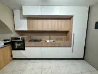 Cucina Astra moderna lineare bianca in laccata opaco Twenty