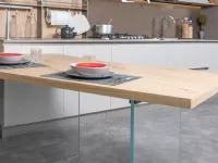 Cucina con penisola moderna altri colori Stosa Infinity a soli 6600