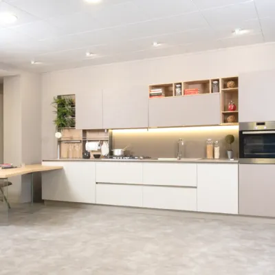 Cucina con penisola moderna altri colori Stosa Infinity a soli 6600