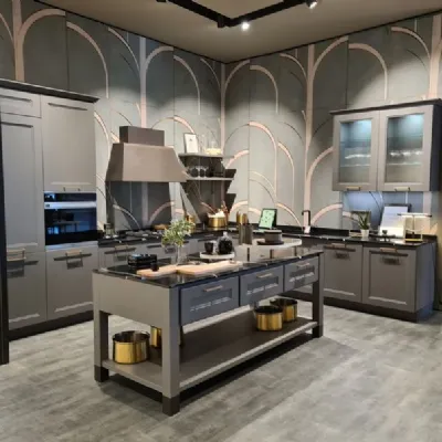 CUCINA ad isola Arredo3 Sa 185 heritage lavagna SCONTATA 59%