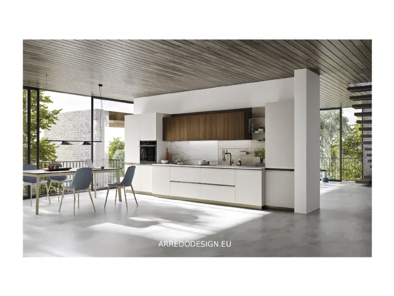 Cucina moderna lineare K10 Ar-due a prezzo scontato