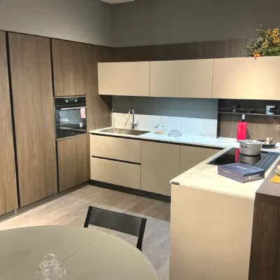 Cucina a PREZZI OUTLET in laminato materico Arredo3 -51%