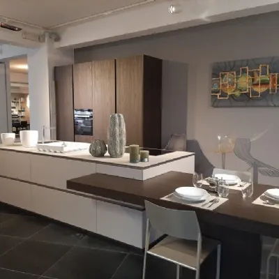 Cucina a PREZZI OUTLET in laminato materico Ernestomeda -44%