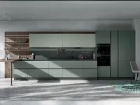 Cucina a PREZZI OUTLET in laminato opaco Ar-due -25%