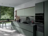 Cucina a PREZZI OUTLET in laminato opaco Ar-due -25%