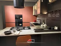 Cucina rossa moderna con penisola Arredo3 Arredo3 kal� a soli 9680 Euro