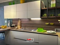 Cucina con penisola in laminato opaco a prezzo scontato 60%