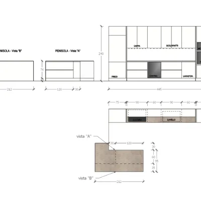Cucina a PREZZI OUTLET in laminato opaco Diotti.com -45%