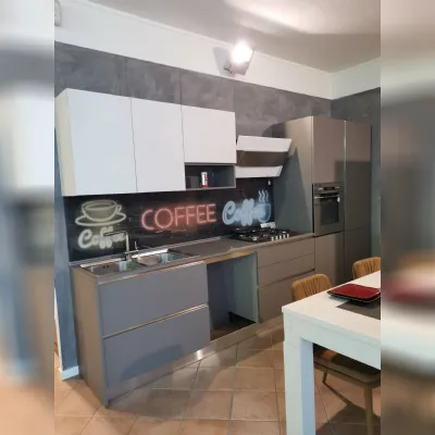 Cucina lineare moderna grigio Gicinque Design a soli 2990