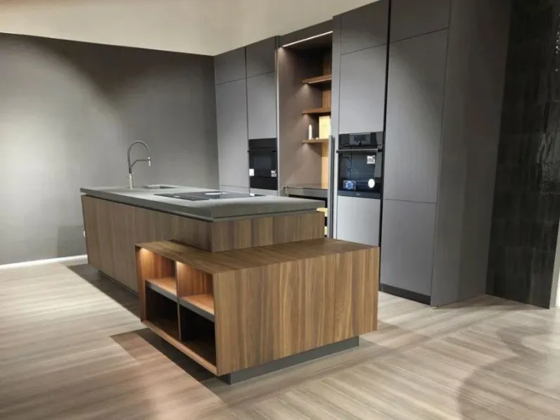 Cucina a PREZZI OUTLET in laminato opaco Molteni & c -50%