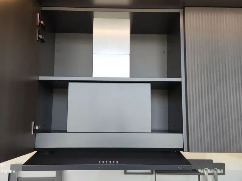 Cucina rovere moro moderna lineare Metropolis Stosa in Offerta Outlet