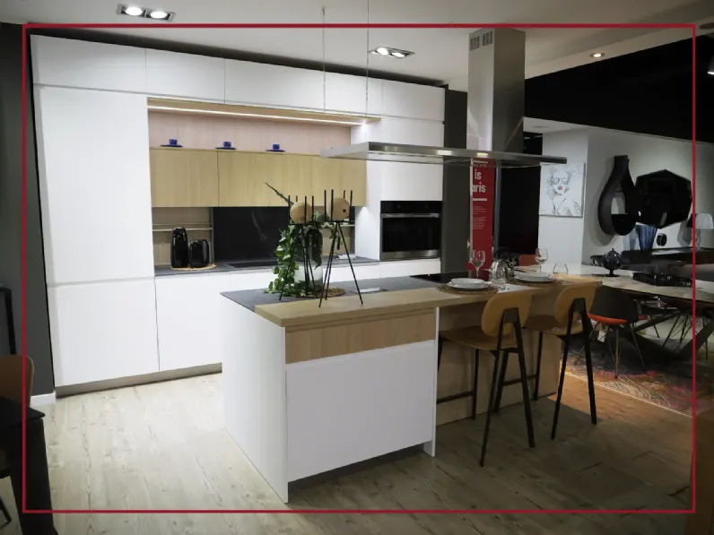 CUCINA Arredo3 Wega con isola PREZZO OUTLET scontata 45%
