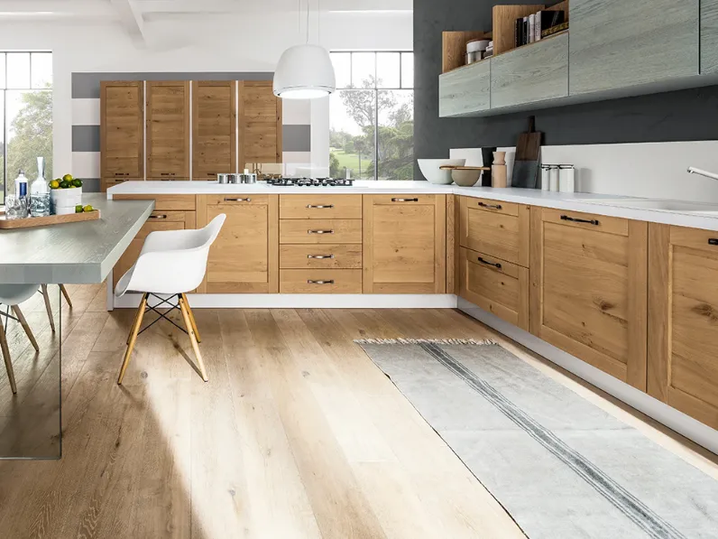 Cucina altri colori moderna ad angolo Arrex Curry a soli 4410 Euro