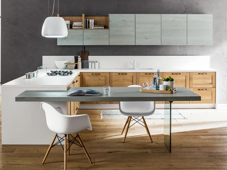 Cucina altri colori moderna ad angolo Arrex Curry a soli 4410 Euro