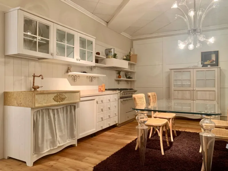 Cucina country lineare Every day Callesella a prezzo scontato