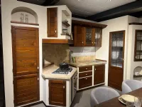 Cucina noce in muratura ad angolo Giaconi & raponi Ger a soli 11000 Euro