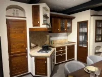Cucina noce in muratura ad angolo Giaconi & raponi Ger a soli 11000 Euro