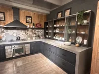 Cucina Brera v industriale antracite Marchi cucine ad angolo scontata 50%