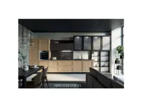 Cucina a PREZZI OUTLET in legno Prima cucine -30%