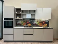 Cucina tortora design lineare Cucina ardue light brown Ar-due scontata