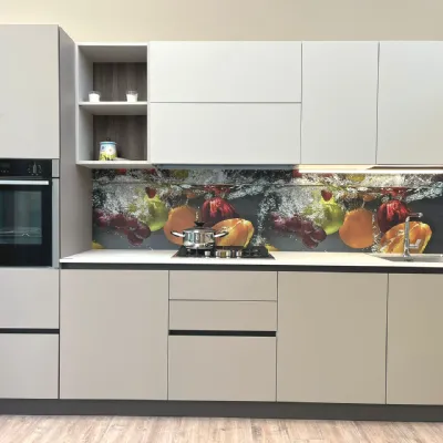 Cucina a PREZZI OUTLET in melaminico Ar-due -42%