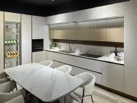 Cucina ad angolo in melaminico a prezzo ribassato 57%