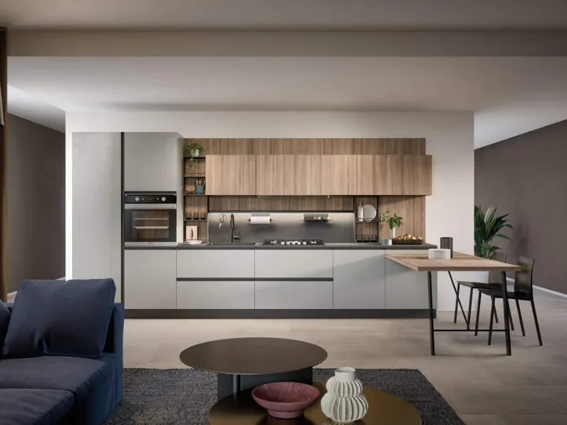 Cucina a PREZZI OUTLET in melaminico Prima cucine -30%