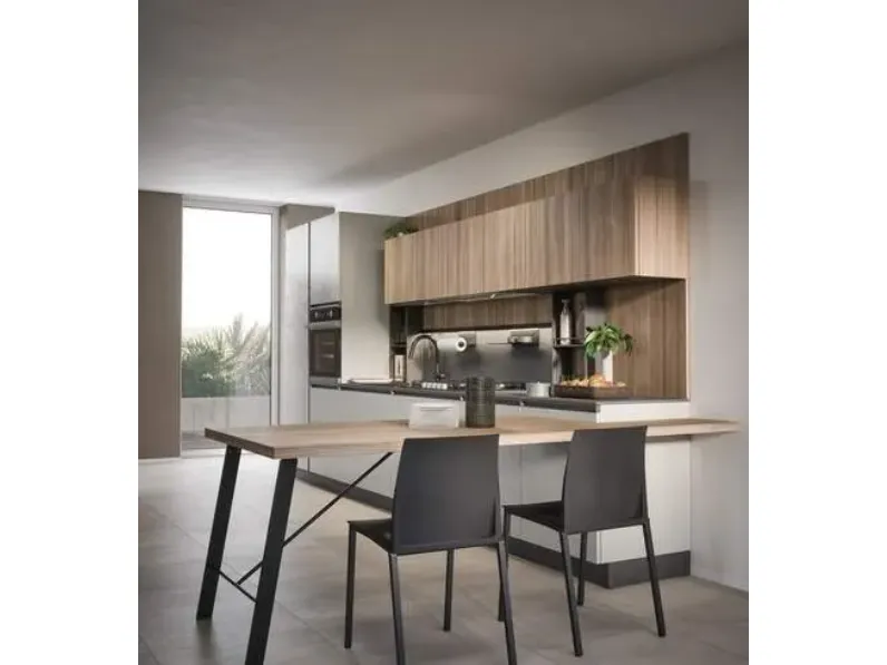Cucina a PREZZI OUTLET in melaminico Prima cucine -30%