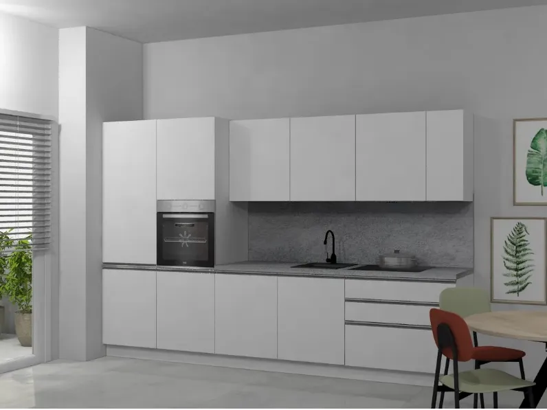 Cucina lineare in nobilitato altri colori 2026promosmart360 a prezzo scontato