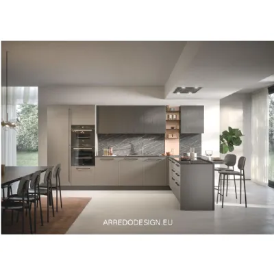 Cucina lineare moderna altri colori Prima cucine Domino a soli 3975