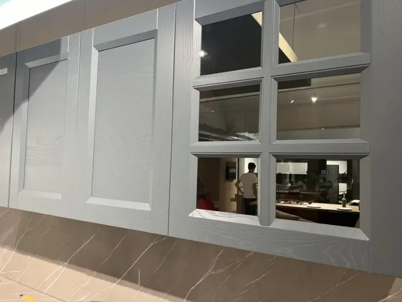 Cucina lineare in legno a prezzo scontato 60%